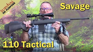 Savage 110 Tactical .308 Bolt Action Rifle Initial Review