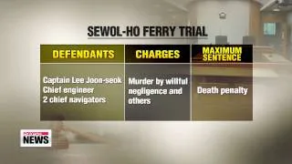 Prosecutors deliberating penalties as Sewol-ho ferry trial continues Monday   세월