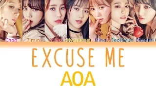 AOA (에이오에이) -  Excuse Me | Han/Rom/Eng | Color Coded Lyrics |