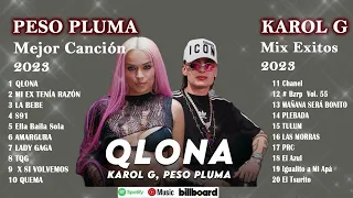 Karol G - Peso Pluma Mix  Éxitos 2023 - Las Mejores Canciones de Karol G - Peso Pluma 2023 - TikTok