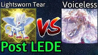 Lightsworn Tearlament Vs Voiceless Voice Post LEDE Yu-Gi-Oh!