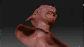 Zbrush hombre rata, kike castaño 2010