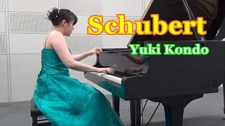 シューベルト: 軍隊行進曲　ピアニスト 近藤由貴/ Schubert: Military March Piano Solo, Yuki Kondo