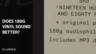 Does 180g vinyl really sound better?