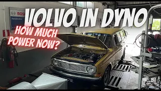 Volvo 145 in dyno | New b20 engine in dyno |