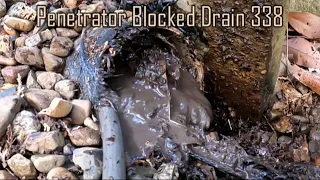 Blocked Drain 338 - Moments Before Mud & Rocks Spray All Over The Yard