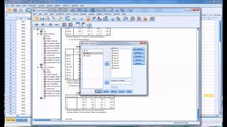 Factor Analysis (Principal Components Analysis) with Varimax Rotation in SPSS