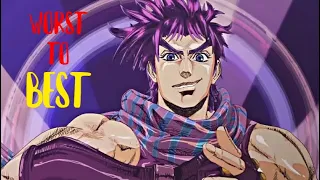 Every JoJo opening but WORST to BEST