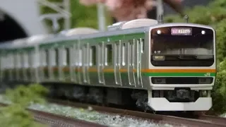 Nゲージ E231系1000番台 東海道線・湘南新宿ライン 走行シーン集