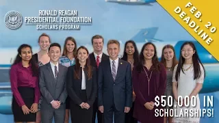 2018 Ronald Reagan Presidential Foundation Scholars Program — Preview