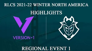 [RLCS Highlights] V1 vs G2 | RLCS 2021-22 Winter: North America | 15 January 2022