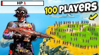 I SPECTATED 100 PLAYERS with 1 HP!! 🤯(COD MOBILE)