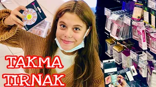 TAKMA TIRNAKLA BİR GÜN | Takma Tırnak Alışveriş Vlog. Tuana Zeybek