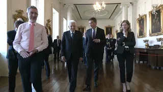 Mattarella visita il Castello di Dublino