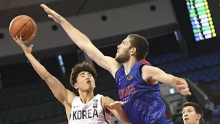 Summary Korea 75-85 Russia (Asia Pacific University Basketball Challenge 2017)