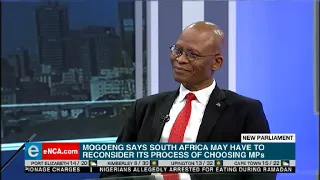 Chief Justice Mogoeng Mogoeng speaks to eNCA