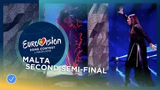 Christabelle - Taboo - Malta - LIVE - Second Semi-Final - Eurovision 2018