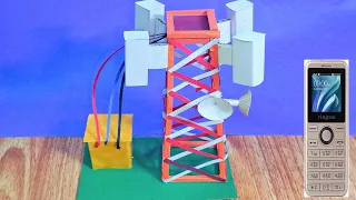 How to make mini mobile tower with paper and easy mobile tower ||@Mybest_art