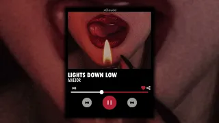 Bei Maejor - Lights Down Low ft. Waka Flocka Flame ( s l o w e d & r e v e r b )