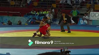 Final period of Buvaysar Saitiev's gold medal match at the 2008 Olympics