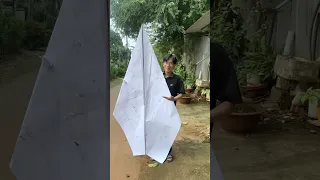 Super big paper airplane