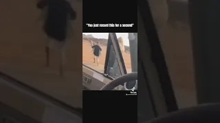 guy steals camel