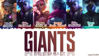 TRUE DAMAGE - 'GIANTS' Lyrics [Color Coded_Han_Rom_Eng]