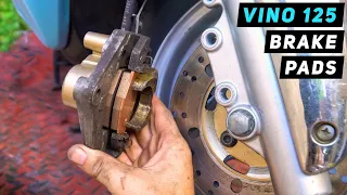 Yamaha Vino 125 - Front Brake Pads Replacement | Mitch's Scooter Stuff