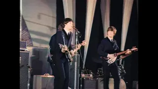 The Beatles - All My Loving Live At Hollywood Bowl 1964 (Colorized Video)