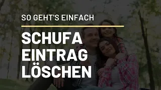 ❌ Schufa Eintrag löschen – diese 3 Methoden funktionieren ⭐️ um negative Schufa Einträge zu löschen