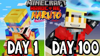 100 Days As Naruto In Hardcore Minecraft