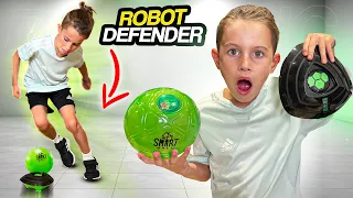 SURVIVING THE NEW FOOTBALL ROBOT TACKLING MACHINE! 🤯🤖