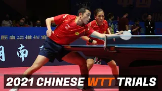 Xu Xin/Liu Shiwen vs Zheng Peifeng/Shi Xunyao | Chinese WTT Trials and Olympic Simulation (Group)