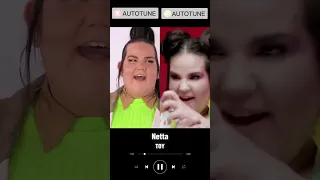 Autotune vs No Autotune NETTA Toy #shorts #viral #tiktok