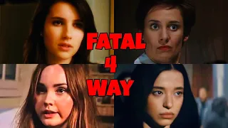 FEMALE GHOSTFACE FATAL 4 WAY MATCH - Jill Vs Amber Vs Mrs Loomis Vs Quinn