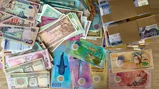 Пополнения банкнот 2023 май иностранные банкноты Северная Корея Мальдивы