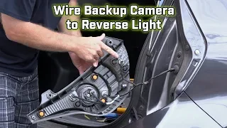 Back up Camera Wiring - How to wire to the Reverse Light