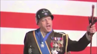 Actual Voice of General Patton starting at 1:15 vs. Hollywood
