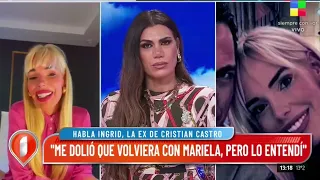 Ingrid, ex de Cristian Castro, apuntó contra Mariela Sánchez en Intrusos por los escandalosos audios