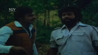 Ambarish Red Handedly Catches Sundar Krishna Urs | Avala Neralu Kannada Movie Scene