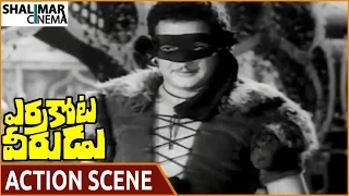 Errakota Veerudu Movie || Best Action Scene Between NTR & Rajanala || NTR, Savitri || Shalimarcinema