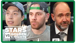 Tyler Seguin, Jason Robertson, Pete DeBoer | Stars vs. Golden Knights Game 2 postgame comments