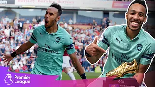 Aubameyang's SPECTACULAR goal to seal the golden boot! | Premier League | Classic Goals From MW27