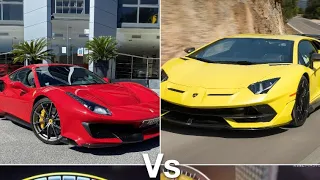 488 pista vs SVJ 0-260 kmh