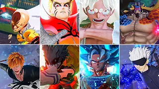 All New Characters Ultimate Attacks & Transformations! - Jump Force (4K 60fps)