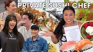 I WAS A PRIVATE CHEF FOR MY FRIENDS!! Remi’s Restaurant Ep 1