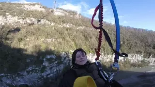 bungy 207 прыжок с тарзанки 207 м сочи скайпарк часть 1