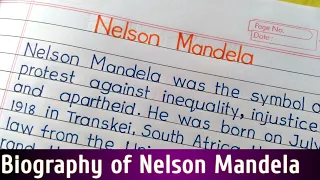 biography of Nelson Mandela ||Essay on Nelson Mandela||nelson mandela bio||