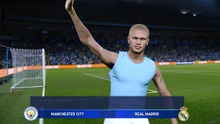 Manchester City vs Real Madrid | SHOW DO HAALAND | efootball BMPES 2024 | Champions League 2023-24