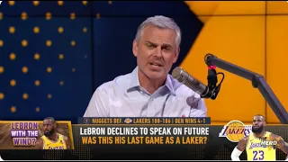 THE HERD | Colin Cowherd SLAMS Lakers, They CAN'T WIN, But Lebron Would NEVER Leave LA | NBA